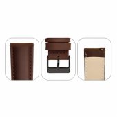 Genuine leather 22mm Universal watch strap (Samsung, Garmin,etc) Beige