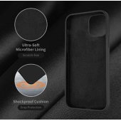 "Soft Silicone Case iPhone 14 Pro" Black