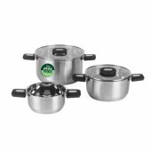 BW14354 Stack-In Stainless Steel 3 Piece (16/ 22/ 24 cm)