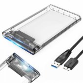 2.5" SATA USB 3.0 Transparent FUSHDDC30TP