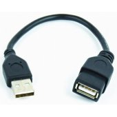 AM to AF 15cm Black CCP-USB2-AMAF-0.15M