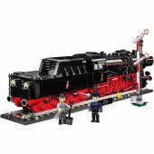 DR BR 52 Steam Locomotive & Railway Semaphore, construction toy (