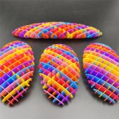 Rainbow Toy, Anti-stress, Flexible, Sensory, Colorful, 10 cm