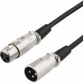 Audio cable XLR - XLR 3m Black