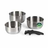 RH04034 Stainless Steel 4-Piece Smart Clip Sauc