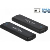 External USB Type-C Combo Enclosure M.2 USB 3.2 Black 42633