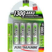 1300mA NiMh AA 4 pcs