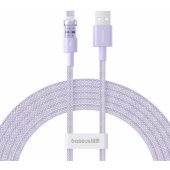 Fast charging cable Gem USB A - Lightning 2.4A 2m Purple