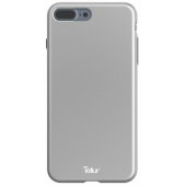 "Premium Soft Solid Fusion Cover iPhone 7 Plus" Silver