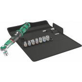 Wera Safe-Torque A1 Set 1, 10 pieces, torque wrench (black/ green, 1/ 4"