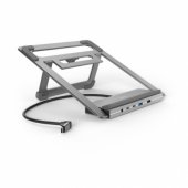 00200139 Connect2Office Stand, USB-C dock, 12 ports, 100 W, Gray