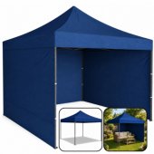 Garden Tent Express Catering Pavilion Navy Blue 3x3M