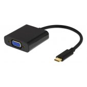 Adapter USB-C 3.1 - VGA Black