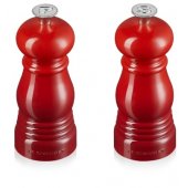Salt and pepper mill set 11cm Red