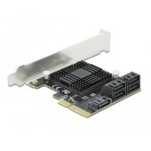 DeLOCK PCIe 5P SATA x4 LP 90498