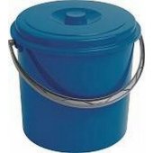 Curver Bucket 12l With Lid Blue 235239 CURVER
