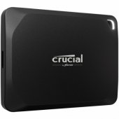 Crucial X10 Pro Portable SSD 4 TB, External SSD (black (matt), USB-C 3