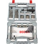 X-Line drill / screwdriver set, 105 pieces, drill & bit