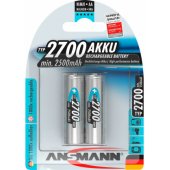 2700mA NiMh AA 2 pcs