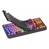 Thor 230 TKL Wireless czarna RGB Outemu Silent Lemon