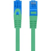 Patchcord S/ FTP Cat.6A LSZH CCA 0.5m green