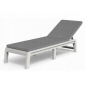 Mallorca 187.5 x 58 x 29cm with Pillow White