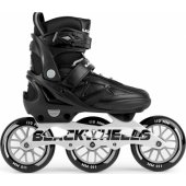 Rolki Blackwheels Dynamic szybkościowe regulowane czarne r. 35-38