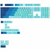 GPBT Gradient Keycaps, ISO Layout (DE), PBT, Dye-Sub - Ocean