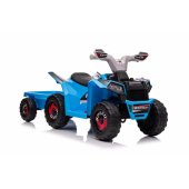 XMX630T Blue Battery Quad Bike With Trailer