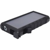 "Outdoor Solar Powerbank 24000" Black