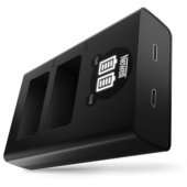 Dual-channel charger for Nikon EN-EL25