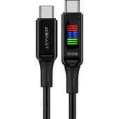 C7-03 USB-C to USB-C 100W with LED display 1.2m Black