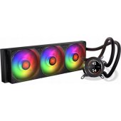 HydroGlance 360 ARGB LCD 120mm Liquid Cooler Black