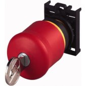 Eaton Safety Button 22mm 0Z 1R IP66 key M22-PVS/ K01 (2165