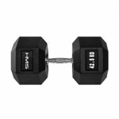 Dumbbell 42.5 kg HMS HEX-PRO 42.5