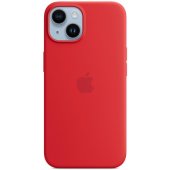 "Silicone Case with MagSafe iPhone 14 (MPRW3ZM/ A)" Red