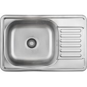 Steiner EDDIE 111 Steinsteel linen sink with 1-bowl siphon z/ o