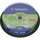 CD-RW 700MB 8-12x Cake Box 10