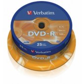 DVD-R 4.7GB Matt Silver Cake Box 25