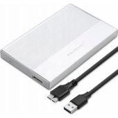 Aluminium Enclosure 2.5" SATA USB 3.0 Silver 52278