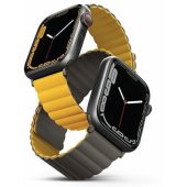 Revix Magnetic Apple Watch 42/ 44/ 45/ 49mm Grey-Yellow