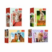Puzzle - 54 mini - Cute animals - Trefl 54195