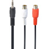 3.5mm to 2xRCA Sockets Stereo Audio Cable 0,2m CCA-406