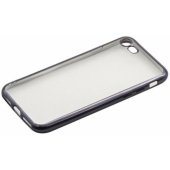 "Silicone Cover iPhone 7" Black Edges