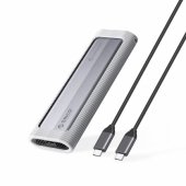 Disk Case AXM2F M.2 SATA SSD USB-C 3.2 Grey