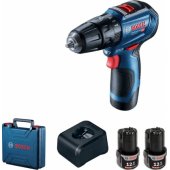 Bosch GSB 12V-30 12-volt drill/ driver 2 x 2 Ah battery pack (6019G91
