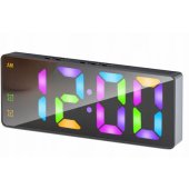 LED Alarm Clock Black