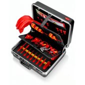 Knipex "Basic" E-Mobility Tool Case, 34 pieces (black, with tool assor