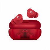 Earphones Solo Buds Transparent red