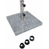 Parasol base 45x45cm Granite